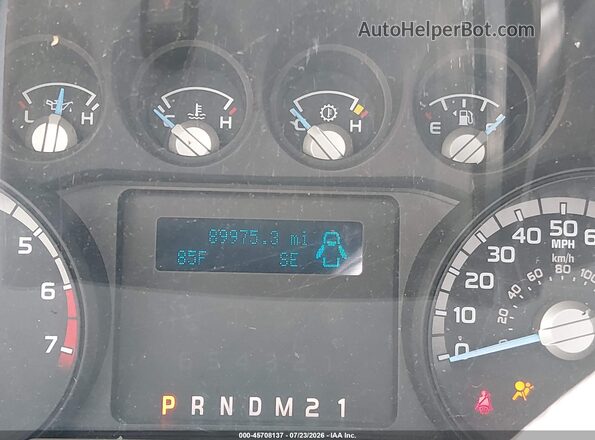 1FT7W2B69GEC24195 2016 FORD F-250 White Widok tylnych siedzeń