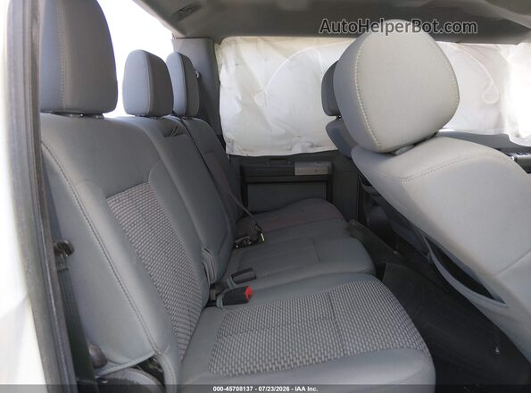 1FT7W2B69GEC24195 2016 FORD F-250 White Widok naklejki z numerem VIN