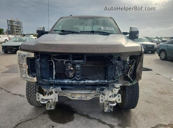 1FT7W2B69HEF37054 2017 FORD F250 Tan Vista frontal