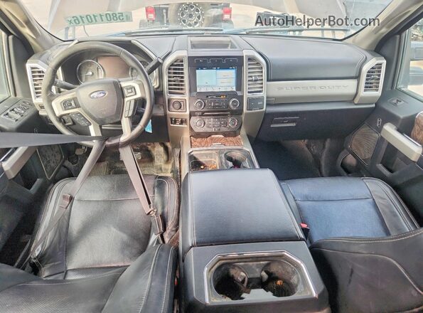 1FT7W2B69HEF37054 2017 FORD F250 Tan Vista del salpicadero