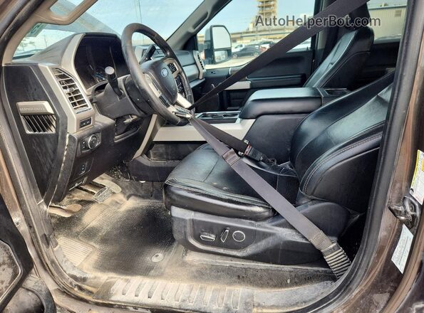 1FT7W2B69HEF37054 2017 FORD F250 Tan Vista interior delantera