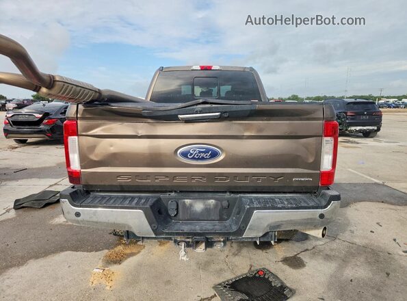 1FT7W2B69HEF37054 2017 FORD F250 Tan Vista trasera