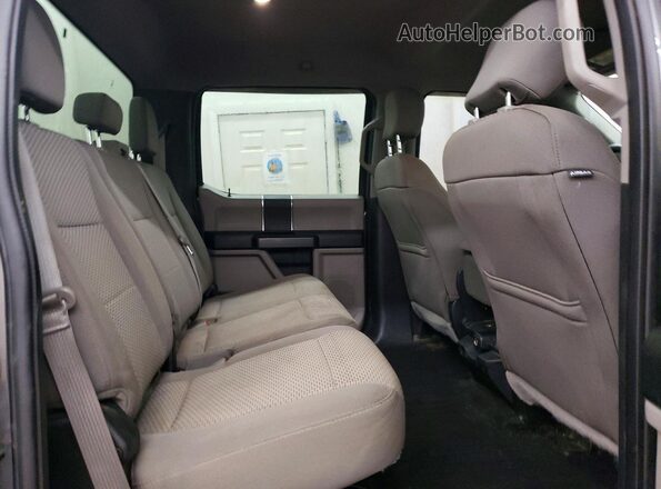 1FT7W2B69JEB21561 2018 FORD F250 Gray უკანა სავარძლების ხედი