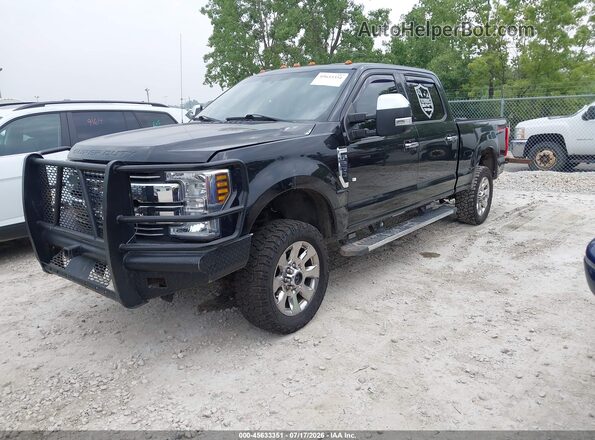 1FT7W2B69JEB68136 2018 FORD F-250 Black წინა მარცხენა ხედი სამი მეოთხედიდან