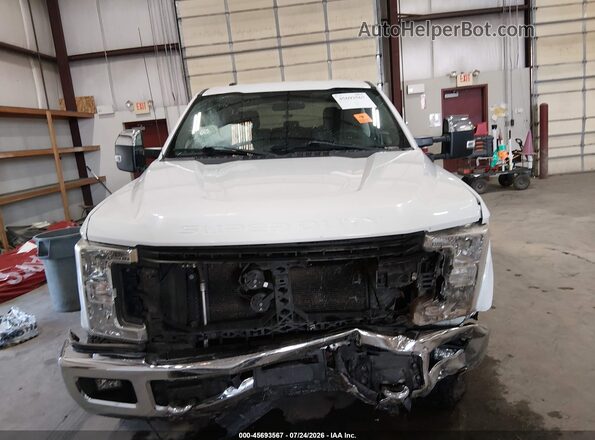 1FT7W2B69KEC79321 2019 FORD F-250 White Instrument cluster view