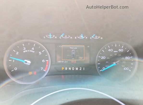 1FT7W2B69KED62487 2019 FORD F250 Black Widok zestawu wskaźników
