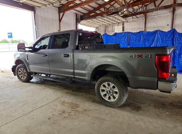 1FT7W2B69MED93273 2021 FORD F250 Gray Trasero izquierdo