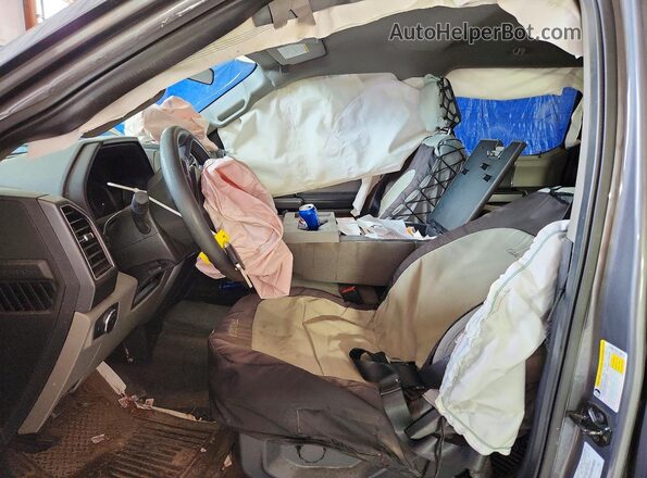 1FT7W2B69MED93273 2021 FORD F250 Gray Vista interior delantera