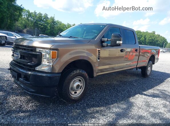 1FT7W2B69NEC71563 2022 FORD F-250 Brown Առջևի ձախ երեք քառորդ տեսարան