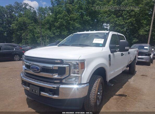 1FT7W2B69NEF98934 2022 FORD F-250 White Vista tres cuartos delantera izquierda