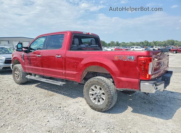 1FT7W2B6XHEB52831 2017 FORD F250 Красный Задняя левая четверть