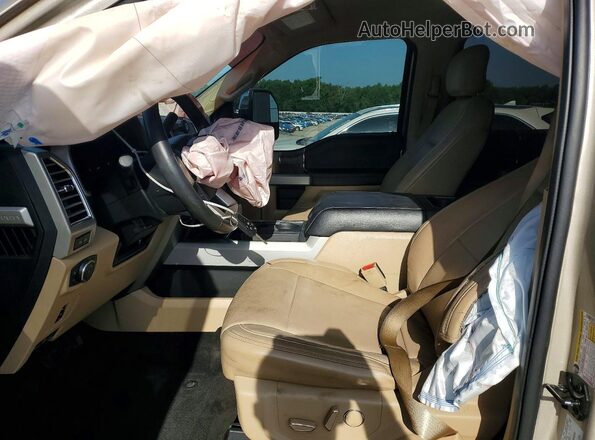 1FT7W2B6XHEE41921 2017 FORD F250 Beige Widok wnętrza z przodu