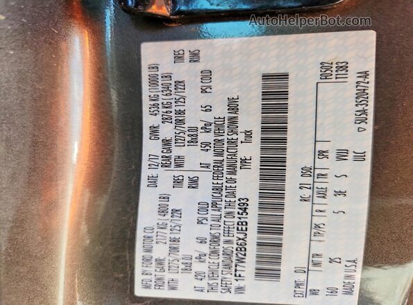 1FT7W2B6XJEB15493 2018 FORD F250 Brown Engine compartment view