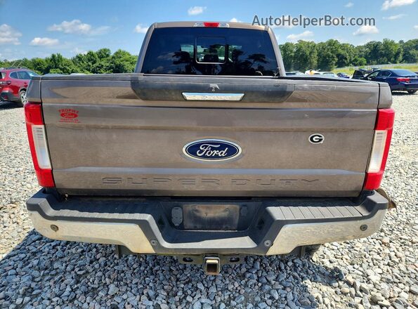 1FT7W2B6XJEB15493 2018 FORD F250 Brown Rear view