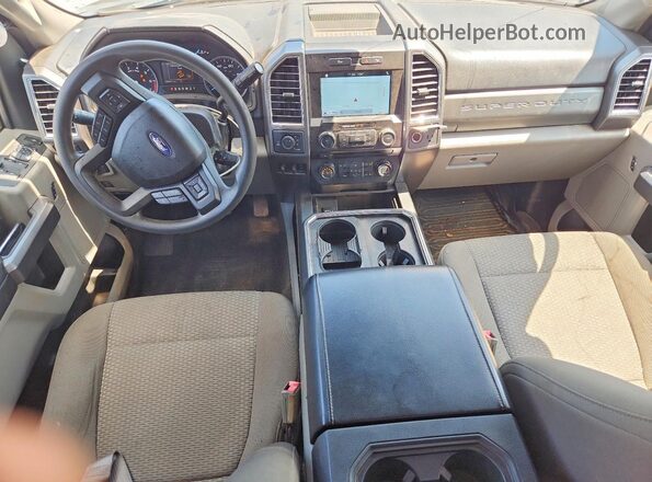 1FT7W2B6XJEB15493 2018 FORD F250 Brown Dashboard view