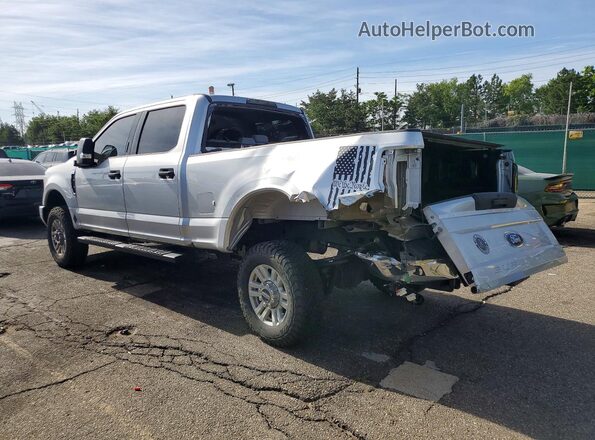 1FT7W2B6XJEB37297 2018 FORD F250 Silver Trasero izquierdo