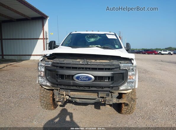 1FT7W2B6XMEC85244 2021 FORD F-250 White Vista del cuadro de instrumentos