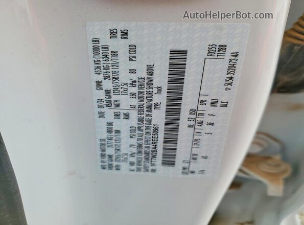 1FT7W2BA4REE50961 2024 FORD 250 White Widok komory silnika