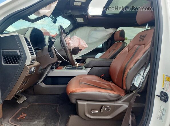 1FT7W2BN2NED51889 2022 FORD F250 Белый Вид салона спереди