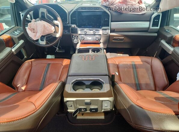 1FT7W2BN2NED51889 2022 FORD F250 Белый Вид панели приборов