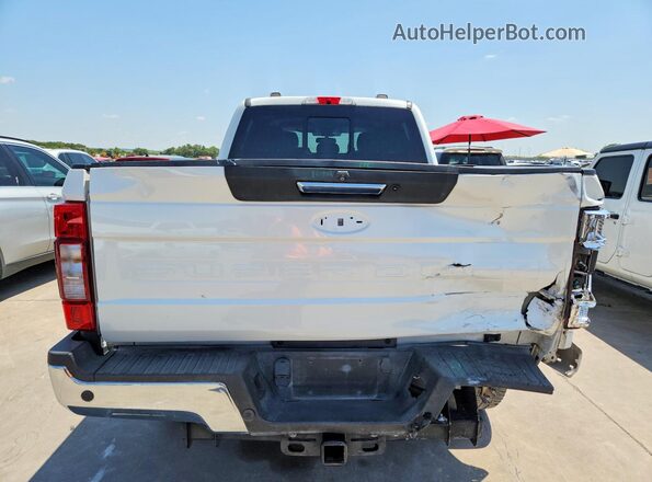 1FT7W2BN6LED48670 2020 FORD F250 White Вид ззаду