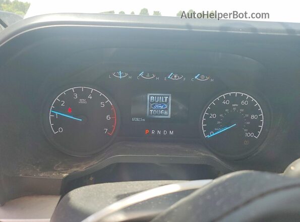 1FT7W2BN7REC50689 2024 FORD F250 White Instrument cluster view