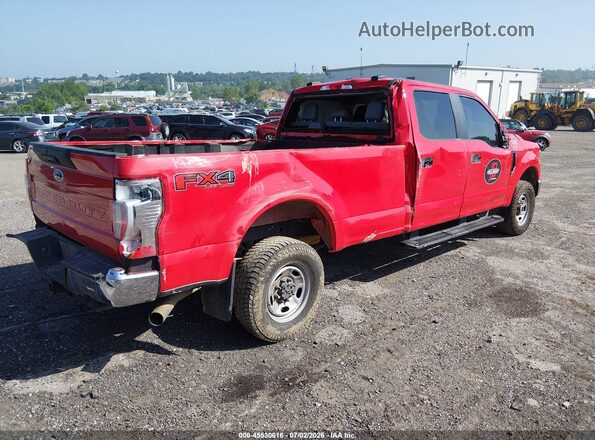 1FT7W2BN8NED09792 2022 FORD F-250 Red Rear right