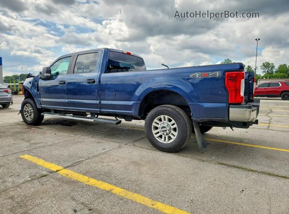 1FT7W2BT0HEE00526 2017 FORD F250 Blue Trasero izquierdo