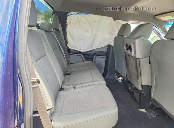 1FT7W2BT0HEE00526 2017 FORD F250 Blue Vista de los asientos traseros