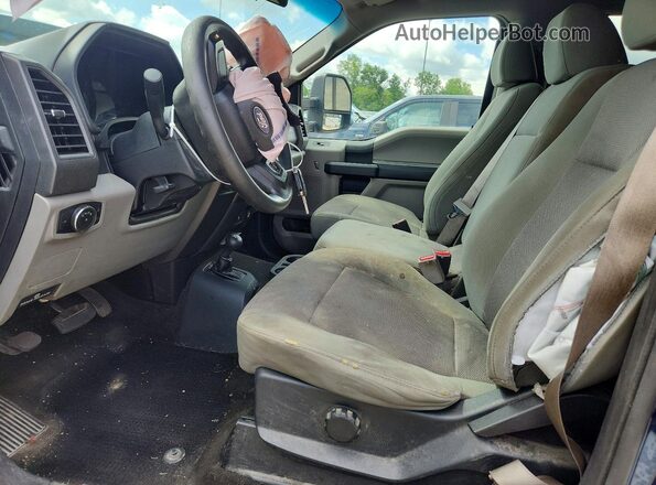 1FT7W2BT0HEE00526 2017 FORD F250 Blue Vista interior delantera