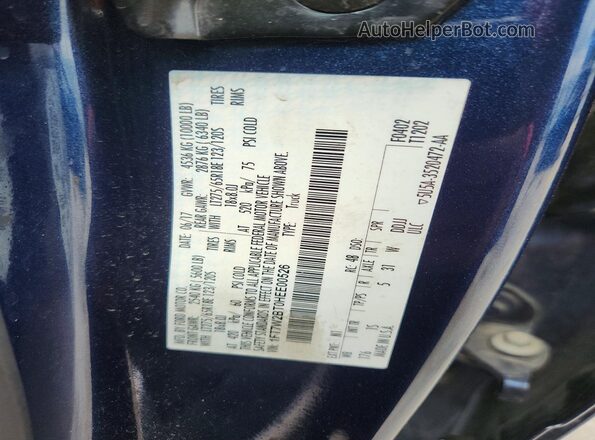 1FT7W2BT0HEE00526 2017 FORD F250 Blue Vista del compartimento del motor
