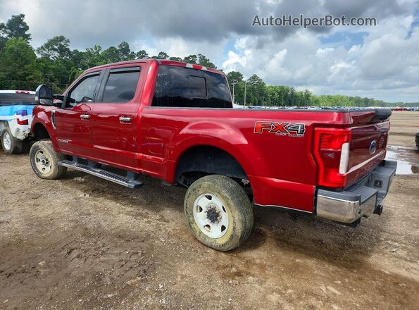 1FT7W2BT0HEF43167 2017 FORD F250 Red უკანა მარცხენა