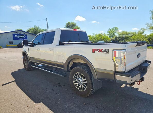 1FT7W2BT0JEC37446 2018 FORD F250 White Tył lewy