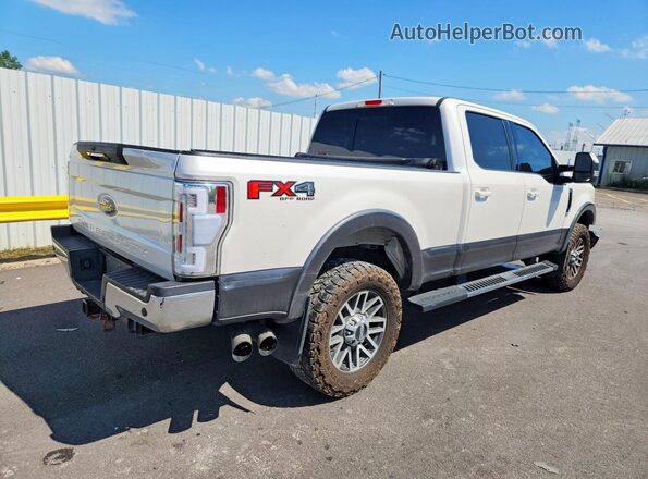 1FT7W2BT0JEC37446 2018 FORD F250 White Tył prawy