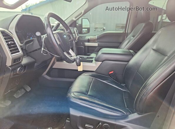 1FT7W2BT0JEC37446 2018 FORD F250 White Widok wnętrza z przodu