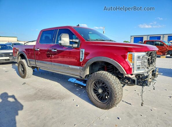 1FT7W2BT0KED36110 2019 FORD F250 Red Delantero derecho