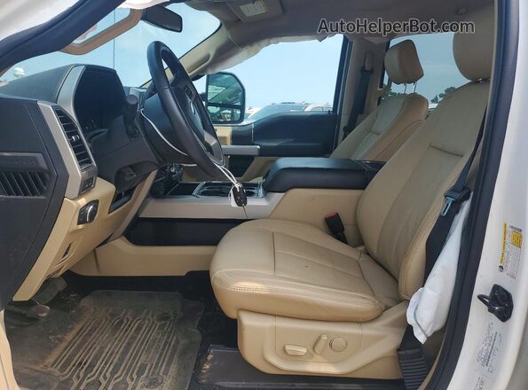 1FT7W2BT0LEC37191 2020 FORD F250 White Вид салону спереду