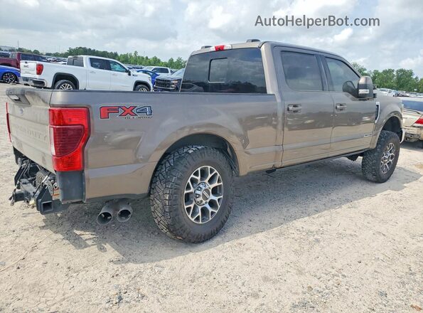 1FT7W2BT0LEC67369 2020 FORD F250 Brown Trasero derecho