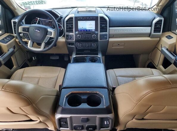 1FT7W2BT0LEC67369 2020 FORD F250 Brown Vista del salpicadero