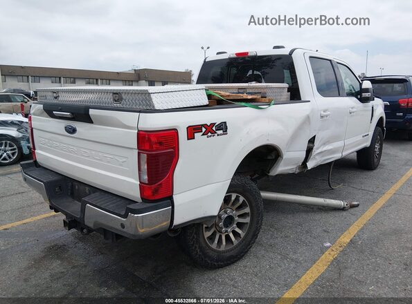 1FT7W2BT0NEC89469 2022 FORD F-250 White უკანა მარჯვენა