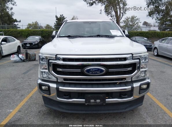 1FT7W2BT0NEC89469 2022 FORD F-250 White ხელსაწყოთა პანელის ხედი