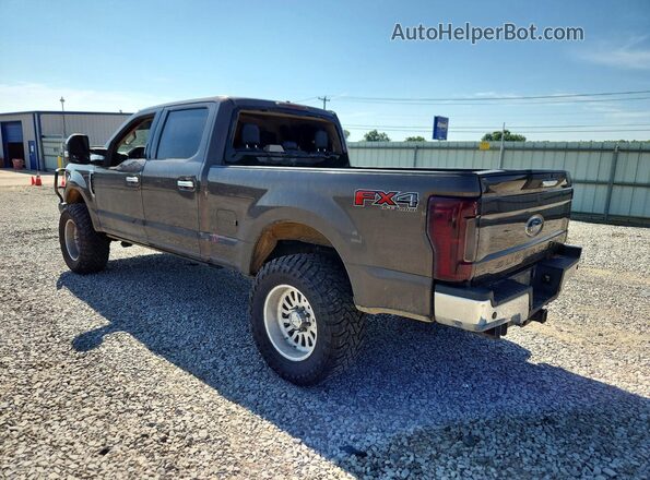1FT7W2BT1HEB34725 2017 FORD F250 Brown Trasero izquierdo