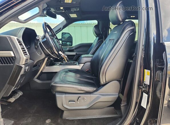 1FT7W2BT1JEB11340 2018 FORD F250 Black Front interior view