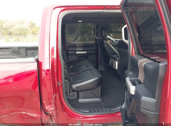 1FT7W2BT1KED37072 2019 FORD F-250 Red VIN կոդի պիտակի տեսք