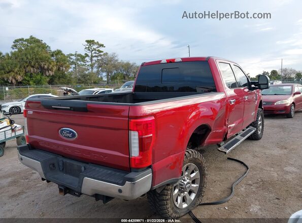 1FT7W2BT1KED37072 2019 FORD F-250 Red Հետևի աջ