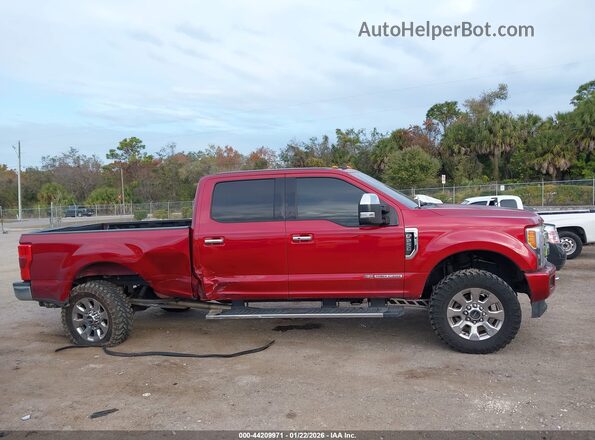1FT7W2BT1KED37072 2019 FORD F-250 Red Սալոնի հետևի տեսք