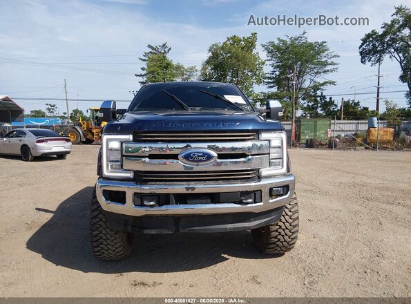 1FT7W2BT1KED78916 2019 FORD F-250 Blue Սարքավորումների վահանակի տեսք