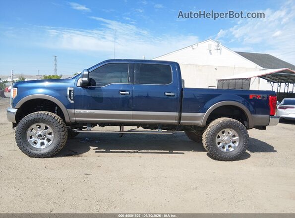 1FT7W2BT1KED78916 2019 FORD F-250 Blue Սալոնի 360 աստիճան տեսք