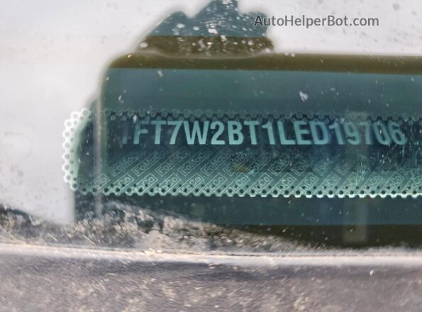 1FT7W2BT1LED19706 2020 FORD F250 White Շարժիչի բաժամունքի տեսք