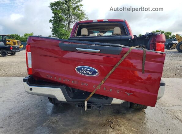 1FT7W2BT2HEB52828 2017 FORD F250 Burgundy უკანა ხედი